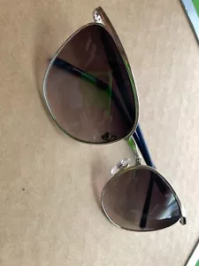 Matsuda M3102 Cat Eye Sonnenbrille palladiumweiß/marinegraue Gläser mit Farbverlauf JAPAN - Bild 1 von 19