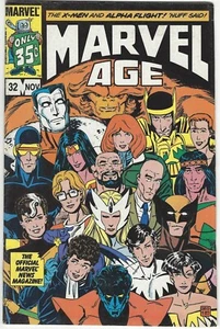 Das offizielle Marvel News Magazin Marvel Age #32 Nov 1985 X-Men & Alpha Flight - Bild 1 von 1