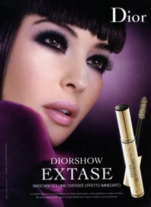 2010 Dior Monica Bellucci mascara makeup 1-page MAGAZINE AD - Picture 1 of 1