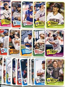 2023 Topps Archives PICK YOUR CARD for 1965 TOPPS BASE SET #101-200 RC + VETS