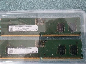 Micron 16GB (8GB x 2) PC5-5600B UDIMM Desktop RAM - Picture 1 of 2