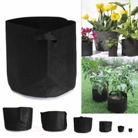 1/5/10X Felt Pots Plant Bags Pouch Root Container Vegetable Grow Garden LJ