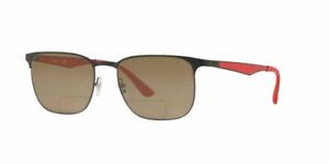 Ray-Ban RB6363-3018 Polarized Bi-Focal Sunglasses 41 LENS OPTIONS Black Red 54mm
