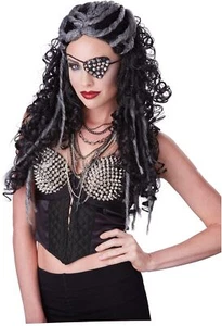 Dreadful Wig Pirate Dreads Fancy Dress Up Halloween Adult Costume Accessory - Picture 1 of 1
