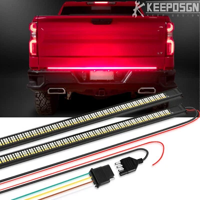 For Chevrolet Silverado 1500 2500 60" Aluminum 864 LED Tailgate Light Bar Strip - Image 1 of 4