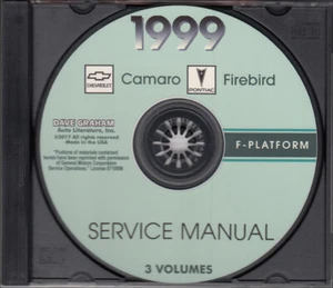1999 Camaro Firebird Shop Manual Set CD-ROM Repair Service Trans Am Formula Z28 - Picture 1 of 2