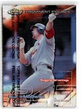 1999 TOPPS FINEST PROMINENT FIGURES REFRACTOR MARK MCGWIRE /847 CARDINALS #PF11