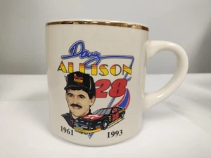 Vintage Davey Allison Coffee Mug #28 1961-1993 Commemorative Mug - Picture 1 of 7