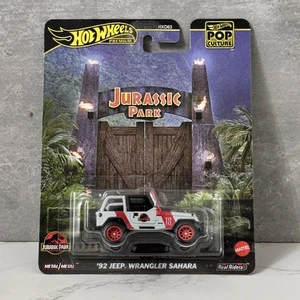 Hot Wheels Jurassic Park '92 Jeep Wrangler Sahara - Pop Culture Premium - Picture 1 of 1