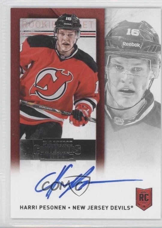 2013-14 Panini Playoff Contenders Ticket Harri Pesonen #174 Rookie Auto RC - Image 1 of 2