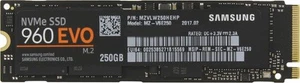 Samsung 960 EVO 250GB interne SSD Festplatte 2280 M-Key NVMe MZ-V6E250 - Afbeelding 1 van 1