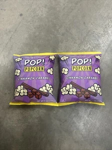 2 Pack Harry & David 7 oz POP popcorn Cinnamon Caramel Flavor Crunch Candy Snack - Picture 1 of 4