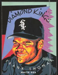 1995 Donruss #DK-1 Frank Thomas Chicago White Sox INSERTO - Foto 1 di 2