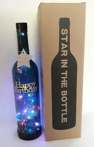 Happy Birthday Star In The Bottle LED Party Light - Picture 1 of 3