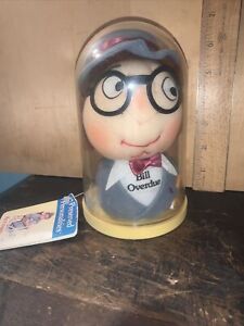 RUSS BERRIE  "BILL OVERDUE" PRESERVED PERSONALITIES DOMED PLUSH FIGURE.