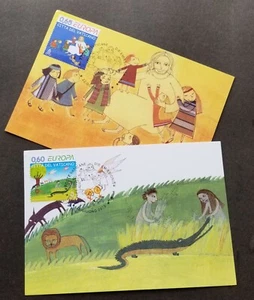 [SJ] Vatican Europa CEPT Children's Books 2010 Child Painting (maxicard) - Picture 1 of 6
