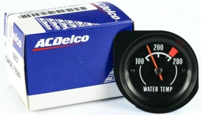 1974 Corvette Water Temperature Gauge 280 Degree GM #6490857 Temp C3 NEW - Image 1 of 3