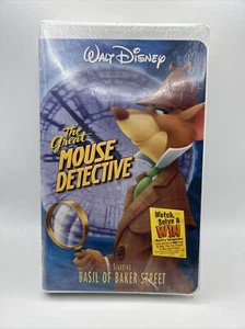 The Adventures of the Great Mouse Detective (VHS, 1999) Walt Disney Sealed - Picture 1 of 11