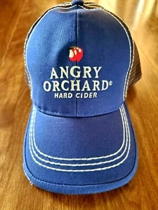 Gorra de béisbol ajustable azul y marrón ANGRY HARD HARD CIDER - Imagen 1 de 12