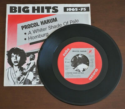Procol Harum  A Whiter Shade Of Pale 7" Single German '87 Vinyl Big Hits VG+/VG+ - Image 1 of 4