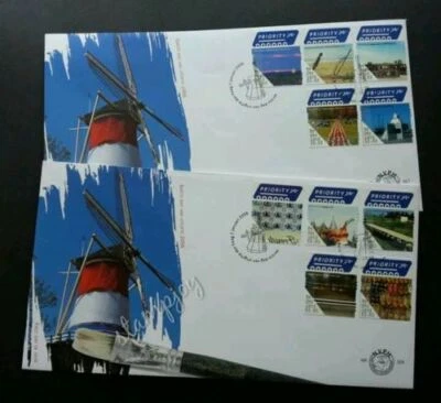 [SJ] Holland Netherlands In The Eyes Of Artist 2006 Windmill (FDC pair) - Image 1 of 4