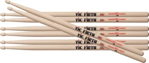 PACK DE 4 paires de baguettes VIC FIRTH AMERICAN CLASSIC HICKORY 5B - Picture 1 of 1