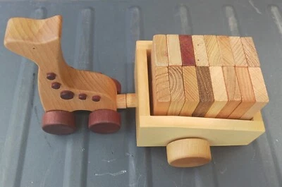 SuZhou Soopsori / Noted Giraffe With Dominos - Wood - Image 1 of 4