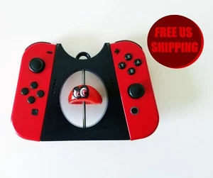 Empuñadura de controlador Joy Con extendida Mario Odyssey Nintendo Switch - VENDEDOR DE EE. UU. - Imagen 1 de 3