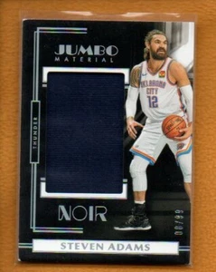 Steven Adams 2019-20 Panini Noir Basketball Jumbo Material Jersey /99 - Picture 1 of 2