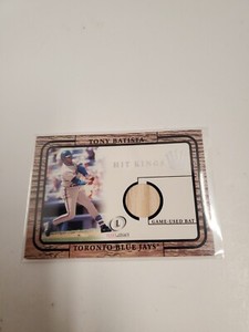 2001 Fleer Legacy Hit Kings  Tony Batista Game Used Bat