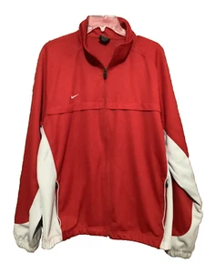 CHAQUETA SUDADERA DE COLECCIÓN AÑOS 90 COMO NUEVA NIKE 2XL TEAM ROJA Y GRIS PARA HOMBRE - Imagen 1 de 4
