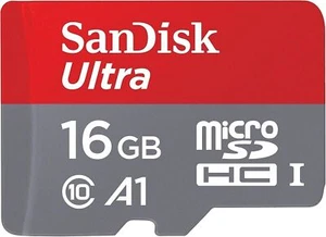SanDisk Ultra 16 GB microSDHC Memory Card + SD Adapter with A1 App Performance U - Imagen 1 de 3