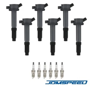 6pcs Ignition Coil & Spark Plug Kit Fit 2006-2012 Ford Escape Fusion 3.0L UF486  - Picture 1 of 6