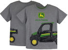 NEW John Deere Boys Gray Gator T-Shirt  Sizes 8,  10/12, 14/16