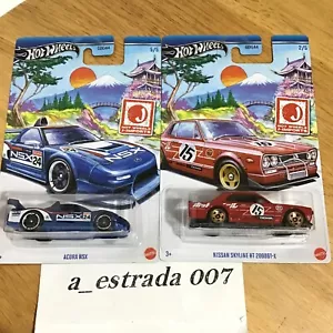 NEW 2024 Hot Wheels J-IMPORTS Nissan Skyline HT 2000GT-X / Acura NSX Lot Of 2 - Picture 1 of 8