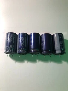 BXC-P 250uF 220V 12000h Long Life Electrolytic Capacitor genuine Rubycon x5 pcs - Picture 1 of 3