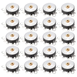 20 Stück Rad Duplex Potentiometer mit Schalter 20K Ohm Widerstand Single Turn - Bild 1 von 3