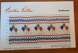 SMOCKING PLATE CHILDRENS SEWING PATTERN Design Martha Pullen Balloons 1983 - Picture 1 of 5
