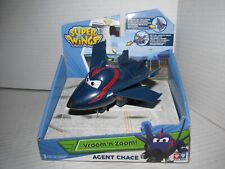 Super Wings Series 1 Vroom n' Zoom 2.5" Agent Chase Figure NEW