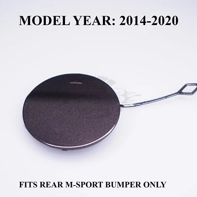 BMW 4er F32 F33 F36 M Sport 14-20 Parachoques Trasero Gancho de Remolque Funda - Imagen 1 de 4