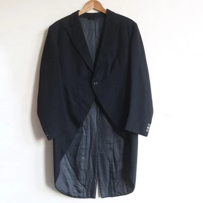 Vintage Sumrie Tailored Morning Coat Tails Fits 38" 1950s - Image 1 of 4