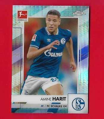 2020-21 Topps Chrome Bundesliga Amine Harit/199 Prism Refractor, FC Schalke #86 Foto 1 de 2
