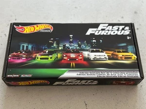 2019 Hot Wheels Premium Fast and Furious ORIGINAL FAST BOX SET Real Riders - Picture 1 of 6