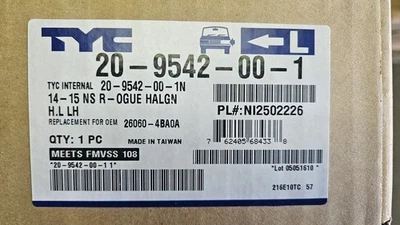 Headlight Assembly fits 2014-2016 Nissan Rogue  TYC - Image 1 of 3