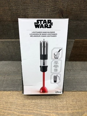 Star Wars Lightsaber Jedi Knight Darth Vader Hand Blender Mixer Red NEW 10A - Image 1 of 4