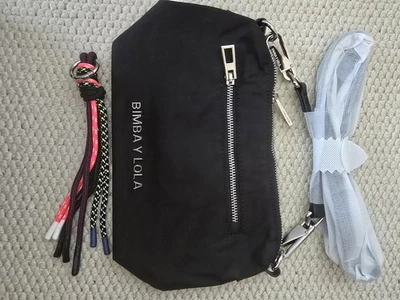 Bimba Y Lola Black Women's Crossbody  Bag With Zip Details  - Image 1 of 4