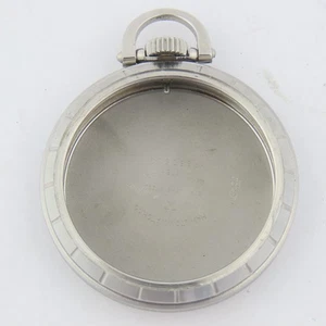 Hamilton Genuine Factory 16 Size 992B Stainless-steel Railroad P.W. Case - Picture 1 of 8