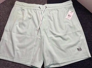 BILLABONG Herren Large türkis grün Pull-On Shorts Badehose neu mit Etikett - Bild 1 von 7