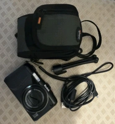 Kodak EasyShare Z950 Digital Camera w/ Battery Black 12MP 10x Zoom Untested - Image 1 of 4