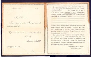 Argentina Postal Stationary 2 with commercial private print CP 21 and CP34 *** - Picture 1 of 2